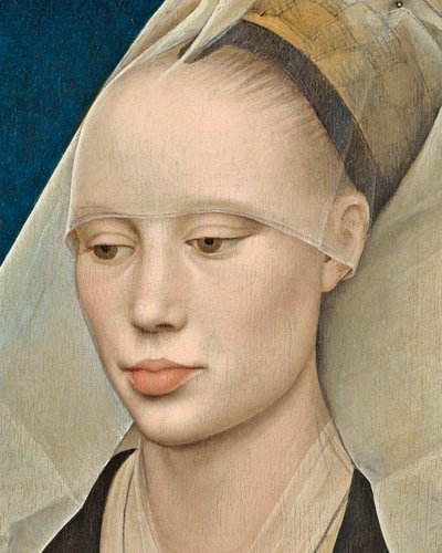 Portrait of a Lady (detail) by Rogier van der Weyden